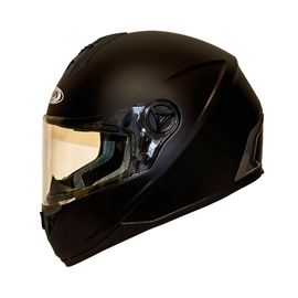 Мотошлем FXW HF-122 MATTE BLACK, Цвет: Черный матовый, фото 