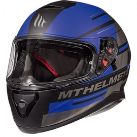 Мотошлем MT Thunder 3 SV Pitlane Blue/Grey, фото 