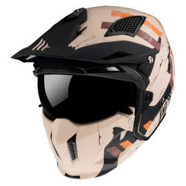 Мотошлем MT Streetfighter SV Skull Orange, фото 