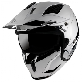 Мотошлем MT Streetfighter SV Chromed Silver, фото 