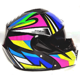 Мотошлем MotoTech 285 RAINBOW, Цвет: Мультицвет, фото 