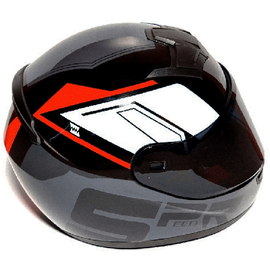 Мотошлем MotoTech 902 Черно-белый, Цвет: Черно-белый, фото 