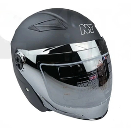 Мотошлем MotoTech HNJ01 Черный матовый, Цвет: Черный матовый, фото 