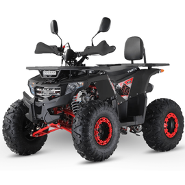 Квадроцикл Forte ATV125F Чорно-червоний, image 