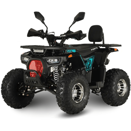 Квадроцикл Forte ATV125P Блакитно-червоний, image 