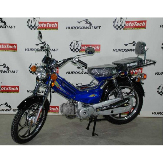 Мопед KANUNI NOSTALGIA 110CC Синий, фото , изображение 2