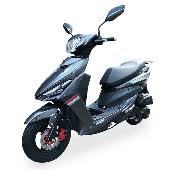 Скутер FADA JOG 125 (YB125T-3) Серый, фото , изображение 9