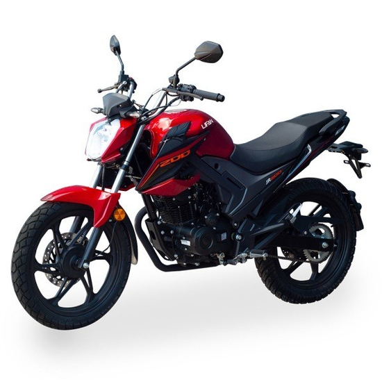 Мотоцикл LIFAN JR200 (Червоний), image , зображення 2