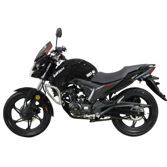 Мотоцикл LIFAN KP200 (Чорний), image , зображення 3