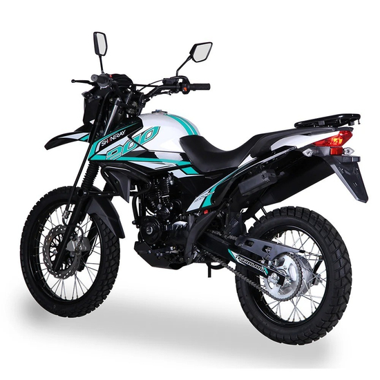 Мотоцикл SHINERAY XY200GY-6C (Бирюзовый), Цвет: Бирюзовый, фото , изображение 4
