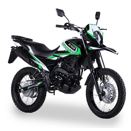 Мотоцикл SHINERAY XY200GY-6C (Зелёный), Цвет: Зеленый, фото 