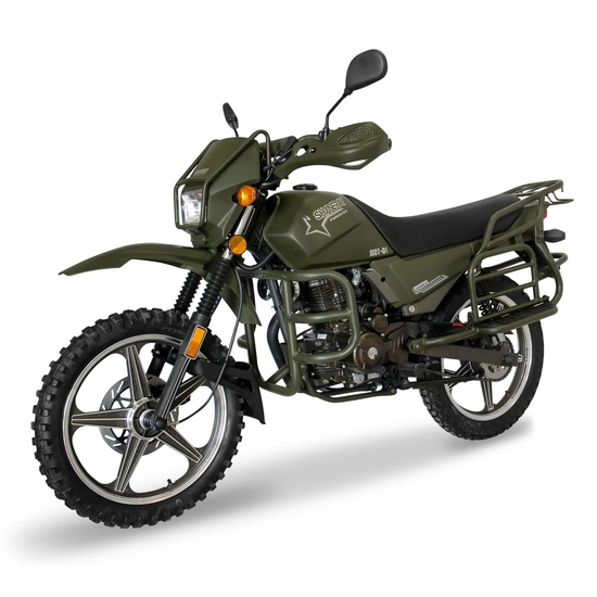 Мотоцикл SHINERAY XY 200 INTRUDER (Зелёный), Цвет: Зеленый, фото , изображение 4