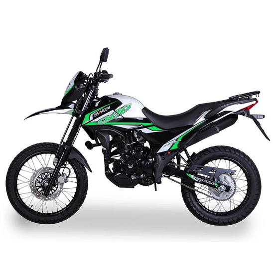 Мотоцикл SHINERAY XY200GY-6C (Зелёный), Цвет: Зеленый, фото , изображение 4