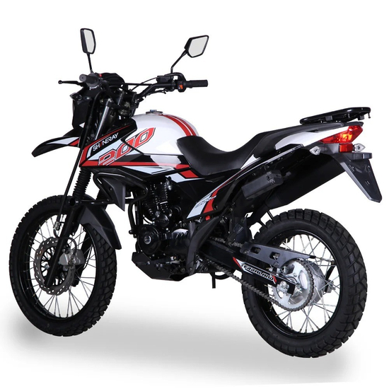 Мотоцикл SHINERAY XY200GY-6C (Красный), Цвет: Красный, фото , изображение 5