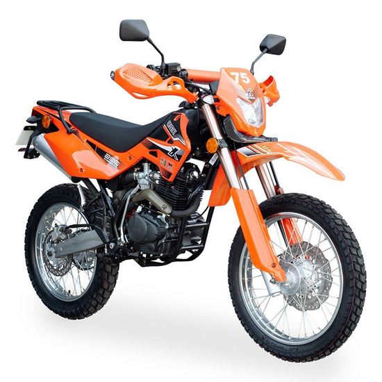 Мотоцикл SHINERAY XY200GY-11B LIGHT ENDURO (Оранжевий), Цвет: Помаранчевий, image , зображення 3