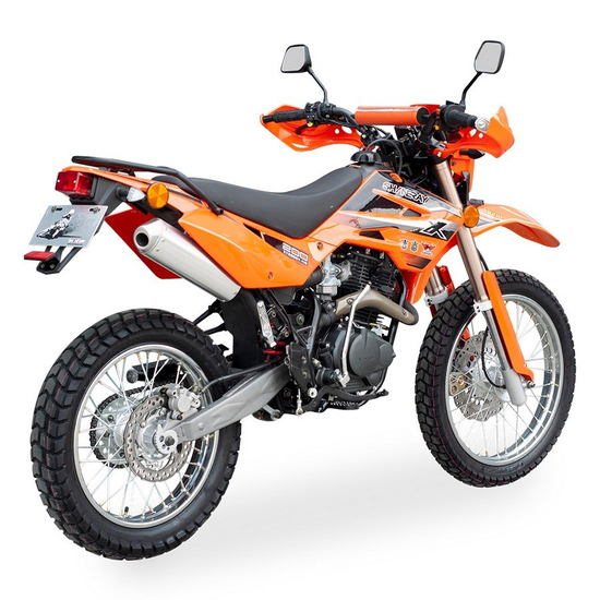 Мотоцикл SHINERAY XY200GY-11B LIGHT ENDURO (Оранжевий), Цвет: Помаранчевий, image , зображення 6