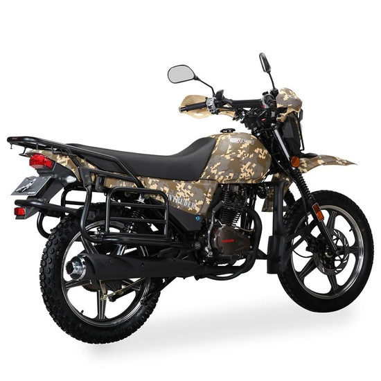 Мотоцикл SHINERAY XY 200 INTRUDER (Камуфляж пустынный), Цвет: Камуфляж пустынный, фото , изображение 2