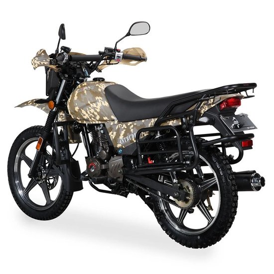 Мотоцикл SHINERAY XY 200 INTRUDER (Камуфляж пустынный), Цвет: Камуфляж пустынный, фото , изображение 3