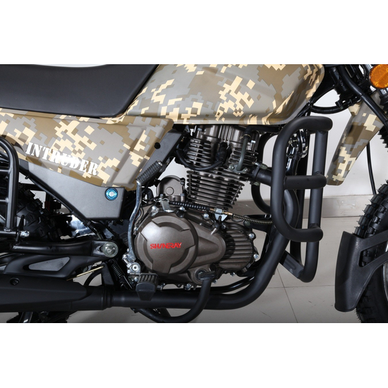 Мотоцикл SHINERAY XY 200 INTRUDER (Камуфляж пустынный), Цвет: Камуфляж пустынный, фото , изображение 12
