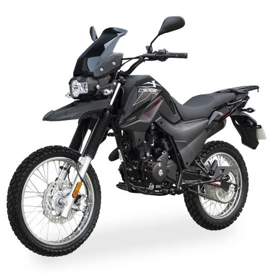 Мотоцикл SHINERAY X-TRAIL 200 (Чорний), Цвет: Чорний, image , зображення 2