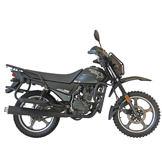 Мотоцикл SHINERAY XY 150 FORESTER (Чорний), image , зображення 3