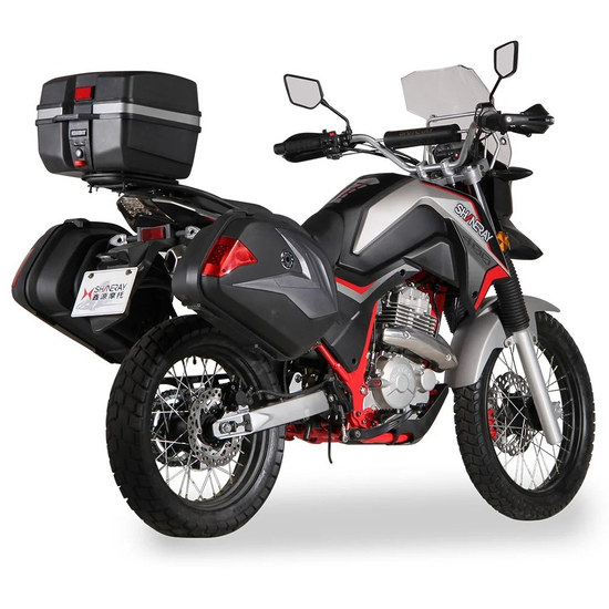 Мотоцикл SHINERAY ELCROSSO 400 (Червоно-чорний), image , зображення 6