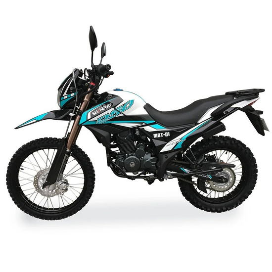Мотоцикл SHINERAY XY250GY-6C Cross (Бірюзовий), Цвет: Бирюзовий, image , зображення 6