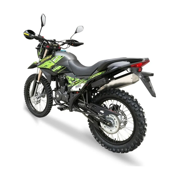 Мотоцикл Shineray XY250-6С CROSS Special Edition (Зелёный), фото , изображение 6