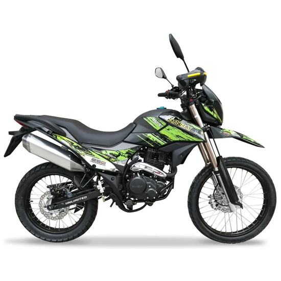 Мотоцикл Shineray XY250-6С CROSS Special Edition (Зелёный), фото , изображение 2