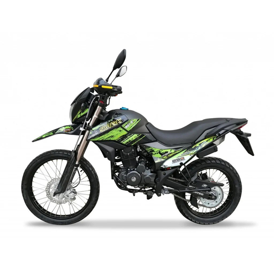 Мотоцикл Shineray XY250-6С CROSS Special Edition (Зелёный), фото , изображение 3