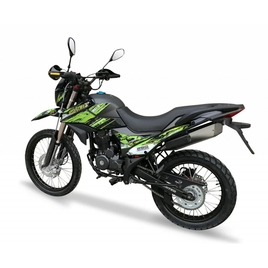 Мотоцикл Shineray XY250-6С CROSS Special Edition (Зелёный), фото , изображение 4