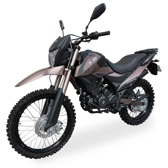 Мотоцикл SHINERAY XY250GY-6C Cross (Кавово матовий), Цвет: Кавово-матовий, image , зображення 2