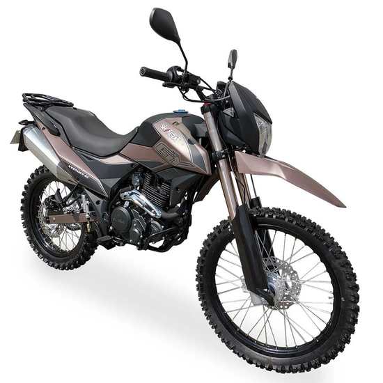 Мотоцикл SHINERAY XY250GY-6C Cross (Кавово матовий), Цвет: Кавово-матовий, image 