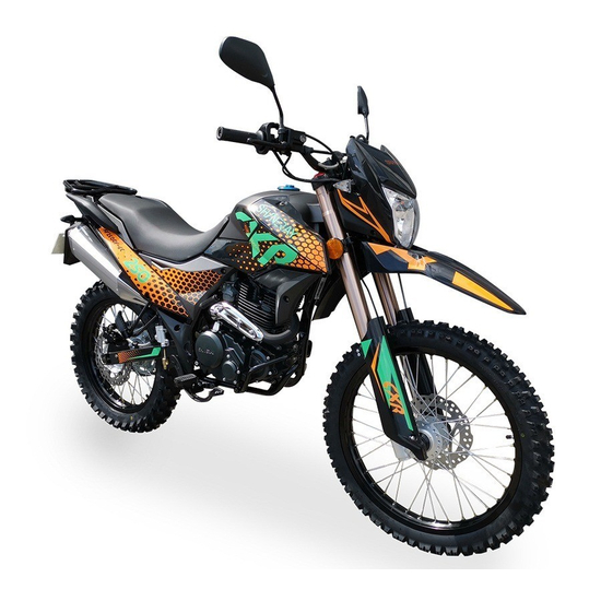 Мотоцикл SHINERAY XY250GY-6C Cross (Помаранчевий з зеленим), Цвет: Помаранчевий з зеленим, image 