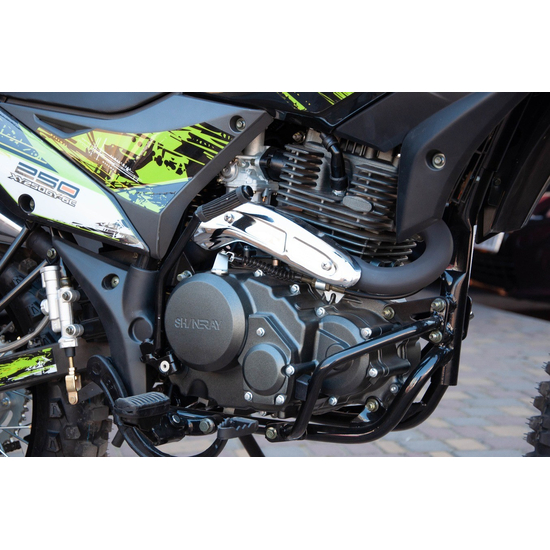 Мотоцикл SHINERAY XY250GY-6C Cross (Жовтий з блакитним), Цвет: Жовтий з блакитним, image , зображення 5