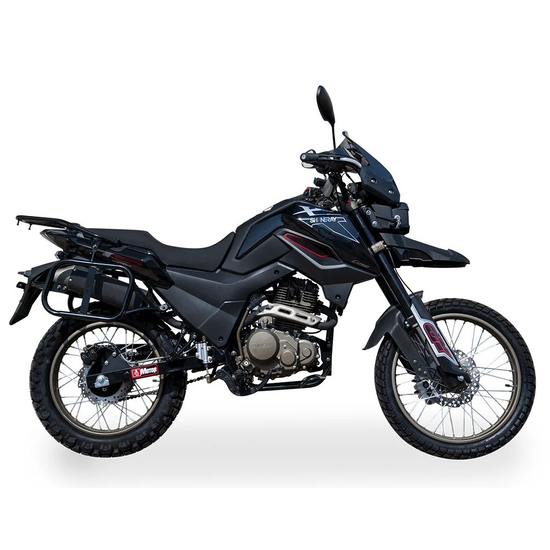 Мотоцикл SHINERAY X-TRAIL 250 (Чорний), Цвет: Чорний, image , зображення 3