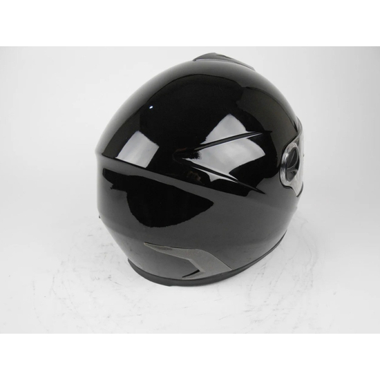 Мотошлем FXW HF-122 SOLID BLACK, Цвет: Черный глянцевый, фото , изображение 5