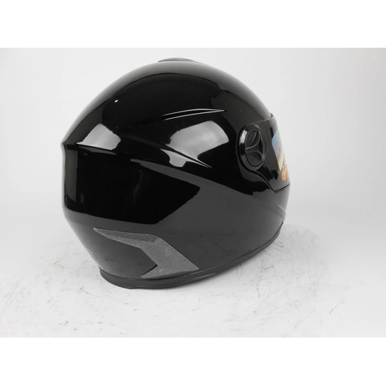 Мотошлем FXW HF-122 DOT SOLID BLACK, Цвет: Чёрный, фото , изображение 5