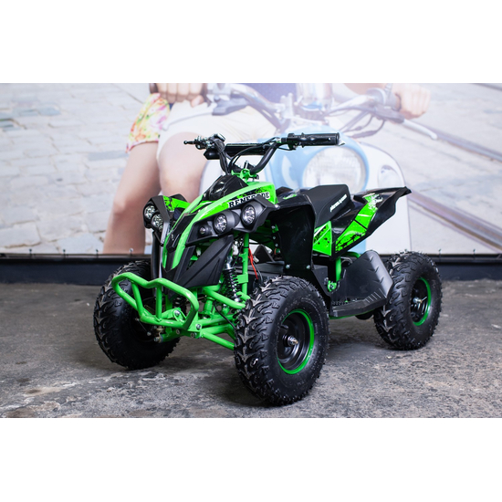 Детский квадроцикл электро Motoleader Pioner Зеленый, Цвет: Зеленый, фото , изображение 2