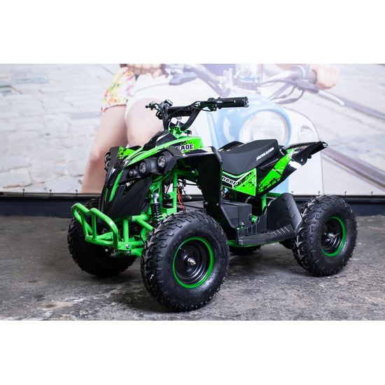 Детский квадроцикл электро Motoleader Pioner Зеленый, Цвет: Зеленый, фото , изображение 3