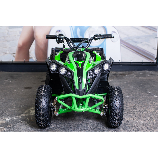 Детский квадроцикл электро Motoleader Pioner Зеленый, Цвет: Зеленый, фото , изображение 5