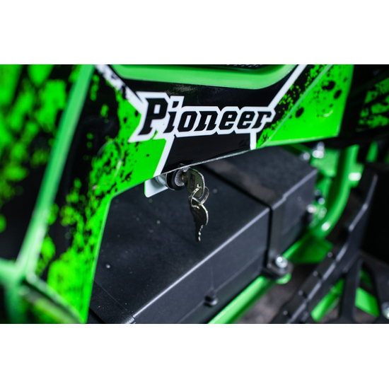 Детский квадроцикл электро Motoleader Pioner Зеленый, Цвет: Зеленый, фото , изображение 15