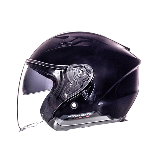 Мотошлем MT Jet Avenue SV Solid Black Gloss, фото , изображение 2