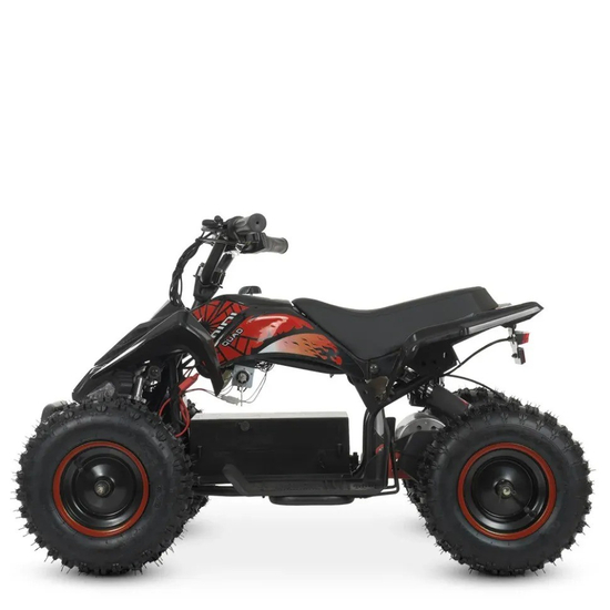 Детский электроквадроцикл Profi HB-EATV800B-3ST(MP3), Цвет: Чёрно-красный, фото , изображение 3