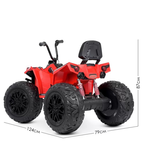 Детский электроквадроцикл Bambi M 4849EL-3, Цвет: Красный, фото , изображение 4