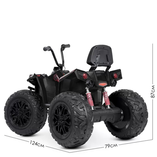 Детский электроквадроцикл Bambi M 4849EL-2, Цвет: Чёрный, фото , изображение 4