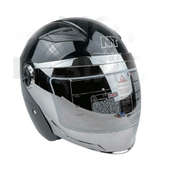 Мотошлем MotoTech HNJ01 Черный глянец, Цвет: Черный глянец, фото , изображение 2