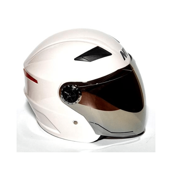Мотошлем MotoTech HNJ01 Белый глянец, Цвет: Белый глянец, фото 