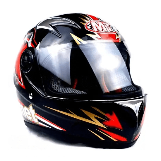 Мотошлем MotoTech HF-909 Детский Черный, Цвет: Чёрный, фото 