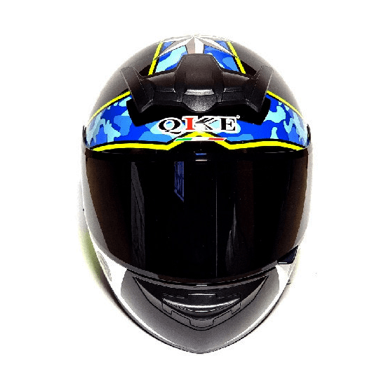 Мотоциклетный шлем MotoTech 111 №4, Цвет: Чёрно-желтый, фото , изображение 2